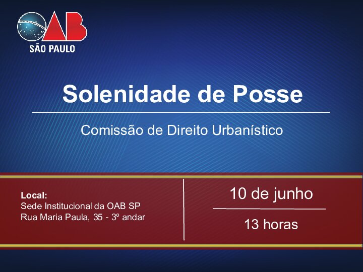 06.06.2018 Solenidade de Posse