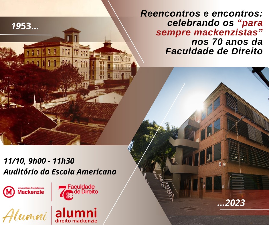 Reencontros e Encontros: Celebrando os 70 anos da Faculdade de Direito ...